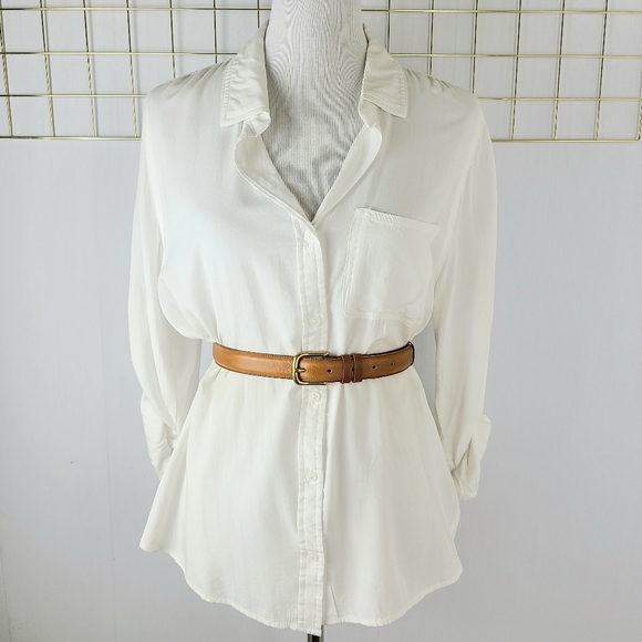 Coach British Tan Brown Cowhide Leather Brass Buckle Made in USA Vintage Belt - Picture 9 of 10